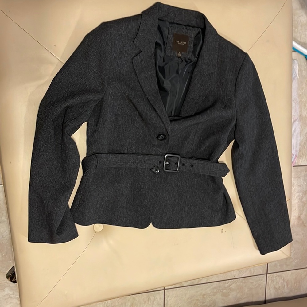 Grey suit jacket